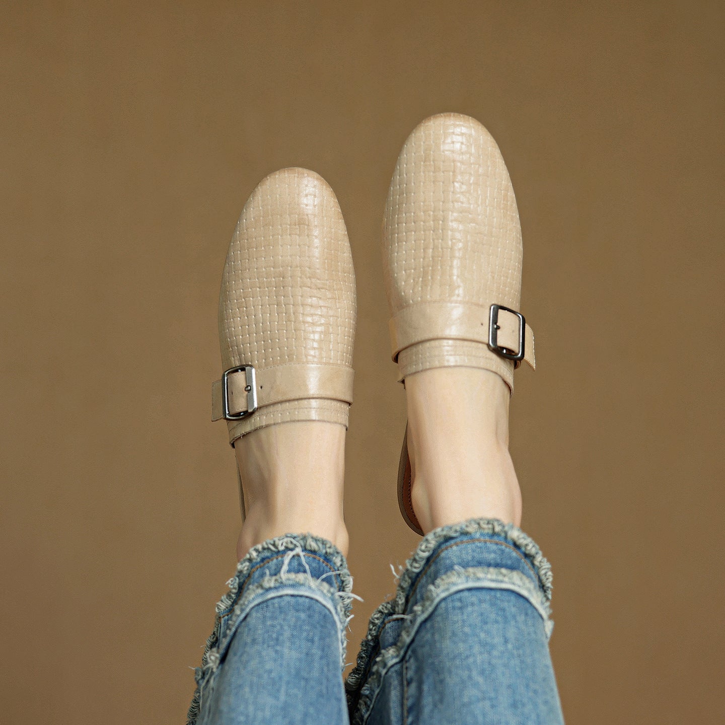 Hailey Genuine Leather Mules