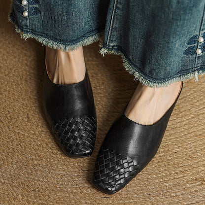 Helma Genuine Leather Mules