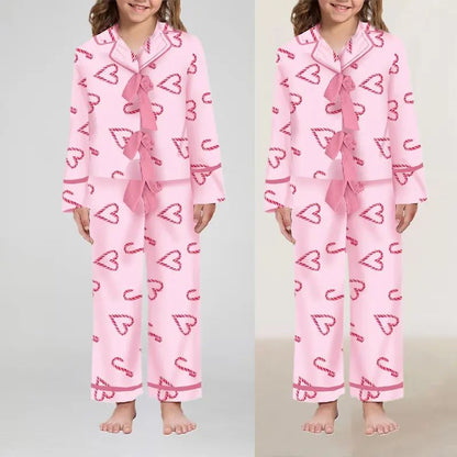 Kids Loose Pajamas Bow/Heart