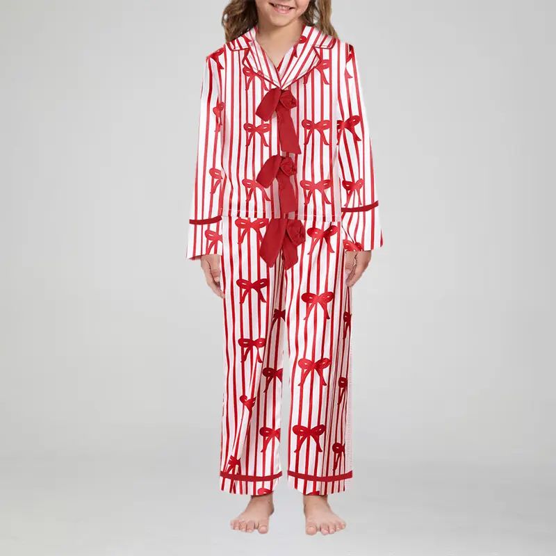 Kids Loose Pajamas Bow/Heart